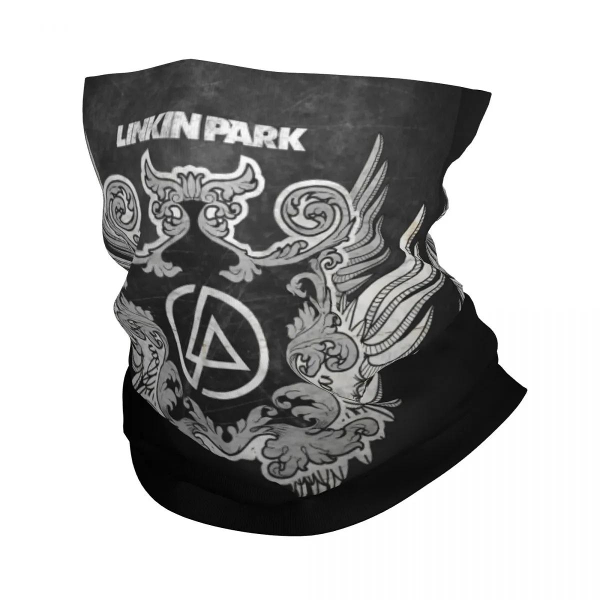 Linkinpark Nu-메탈 반다나 넥 커버, 프린트 록 음악 마스크 스카프, 따뜻한 바라클라바 하이킹, 남녀 성인 사계절